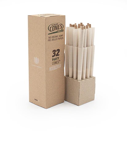 Bio Organic Hemp Pre Rolled Cones® Hemp Party 32szt
