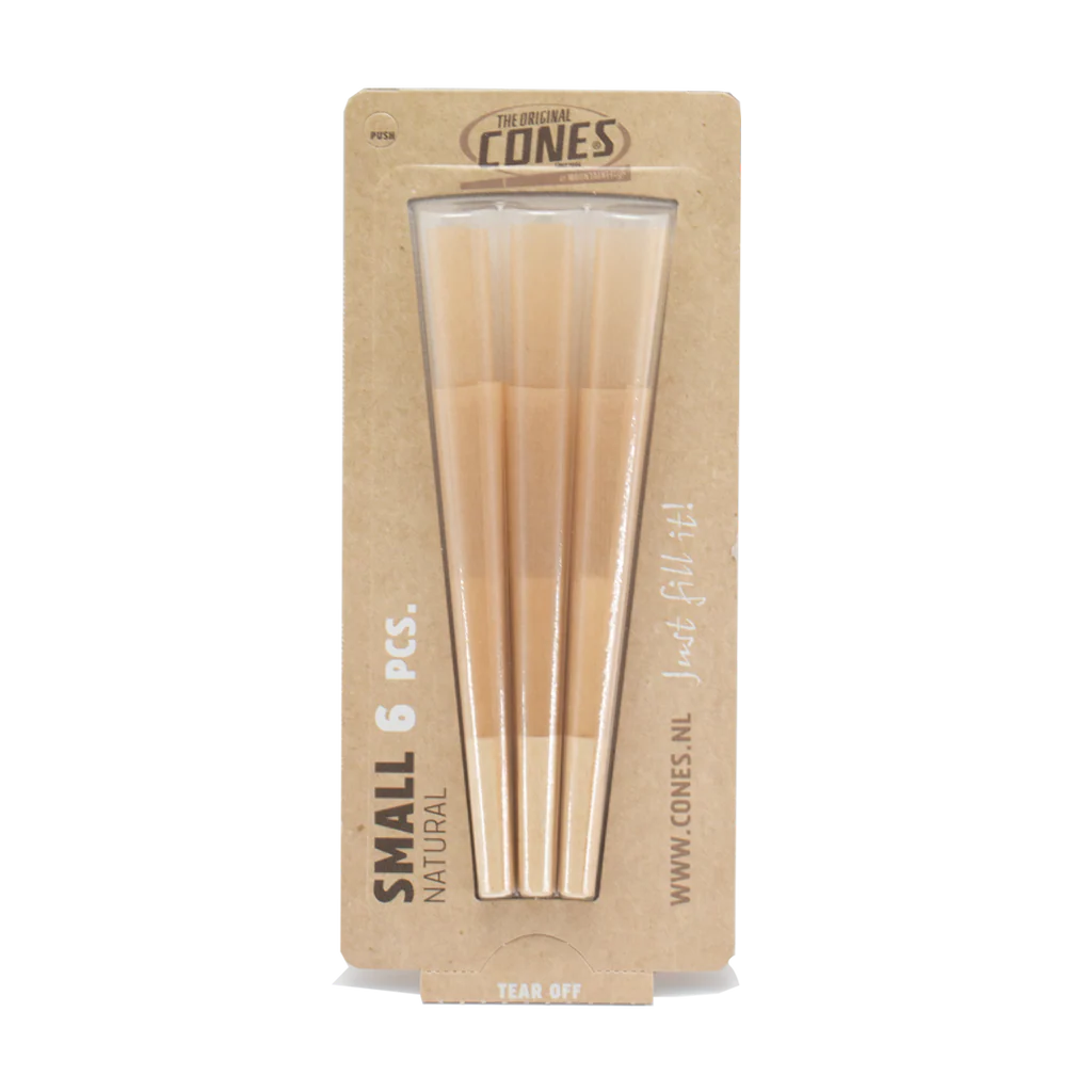 Natural Pre Rolled Cones® Braun Klein 1¼ Größe 6er Blisterpackung